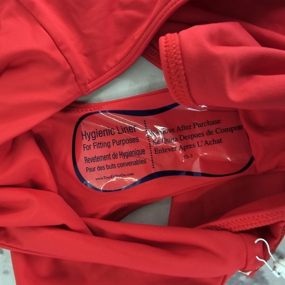 Everlane Swim Bottom Women XS Red Bikini The Hip High Rise Nyle Bathing Suit NEW - Picture 9 of 12